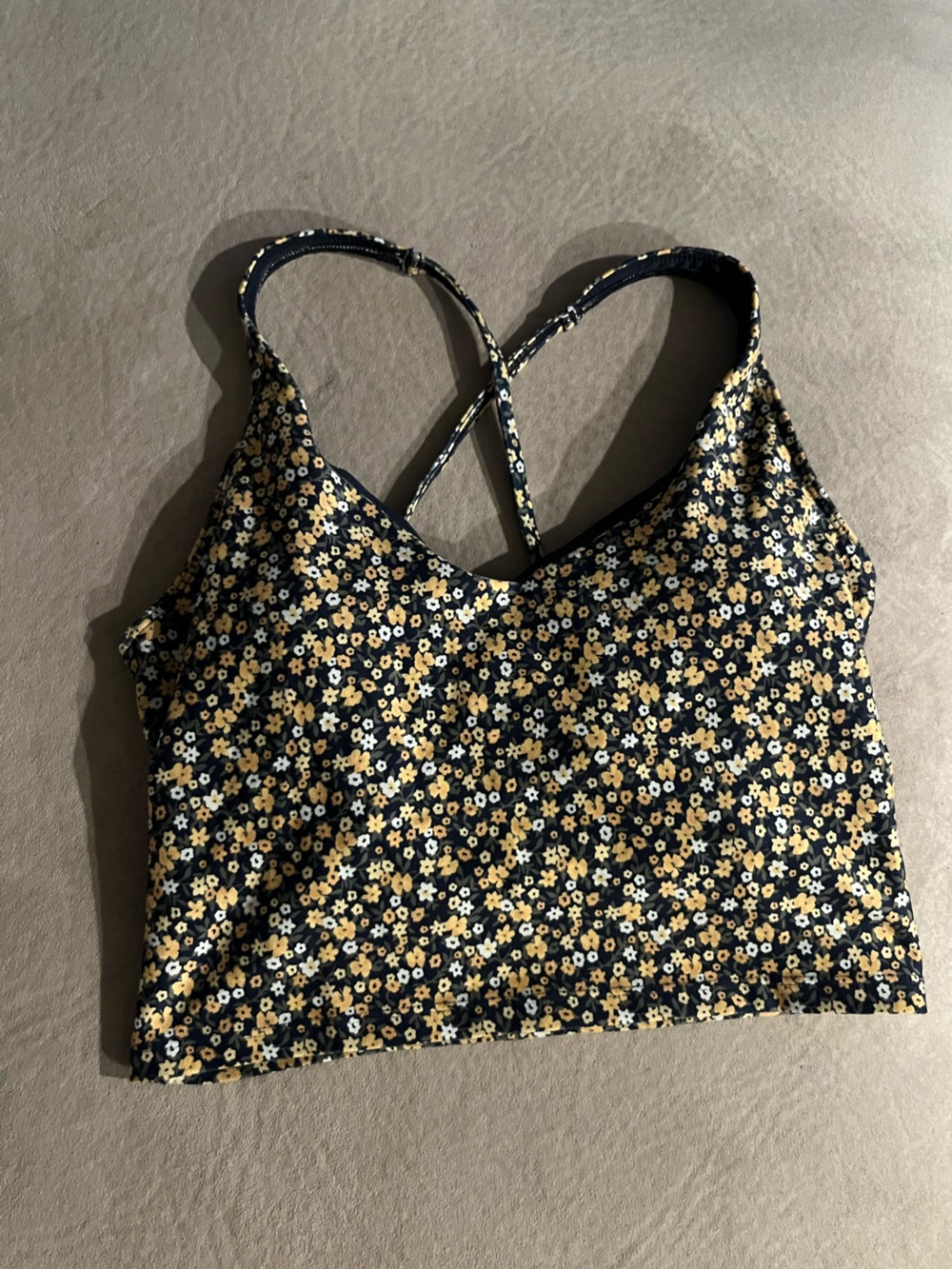 Gilly Hicks Floral Workout Tank Top